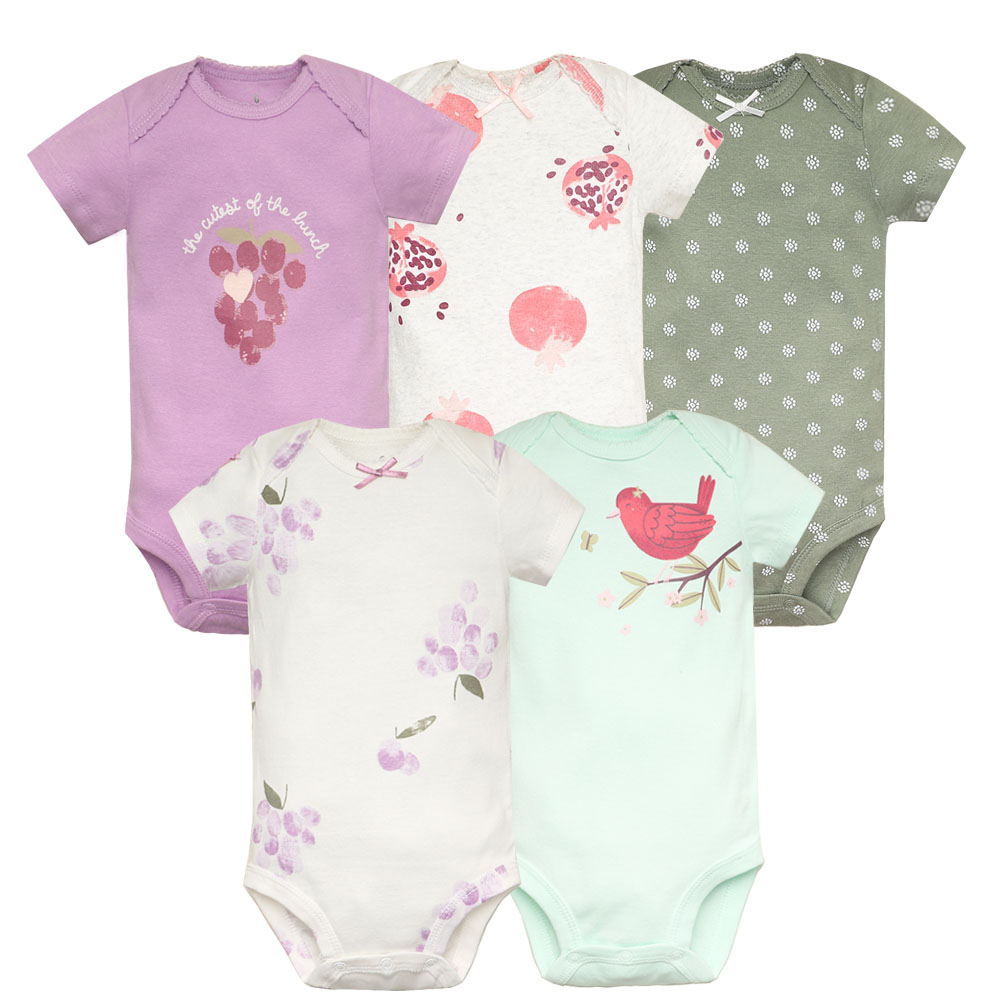 Baby Products Website - 5pcs/lot Baby Bodysuit Fashion Girl Clothes