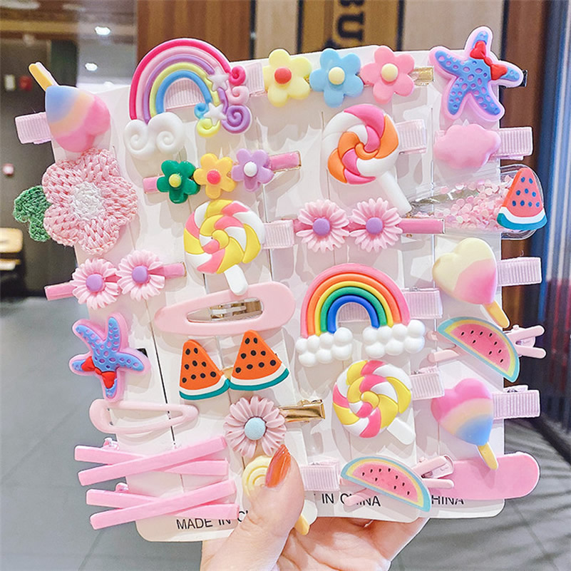 14pcs Set Of Hair Clips For Gi - đánh giá và giá Baby Products Lotion