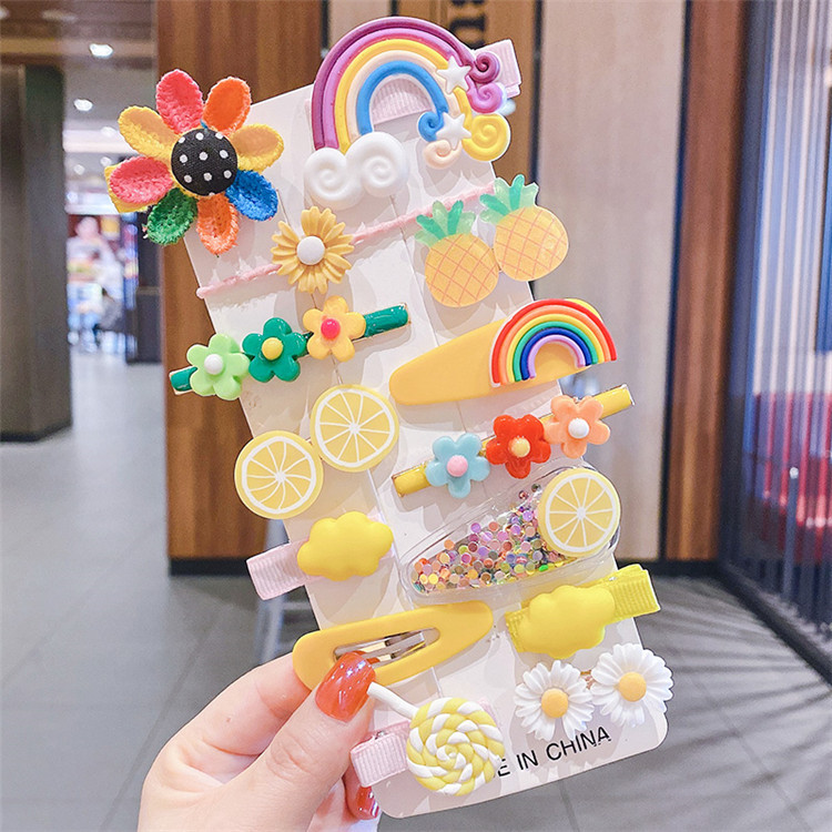 14pcs Set Of Hair Clips For Gi - đánh giá và giá Baby Products Lotion