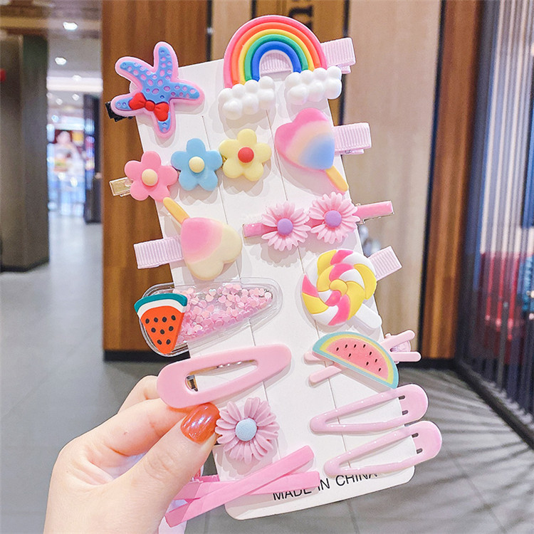 14pcs Set Of Hair Clips For Gi - đánh giá và giá Baby Products Lotion