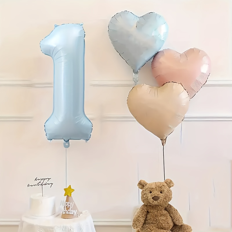 4Pcs Baby Blue Number Birthday - đánh giá và giá Baby Products Lotion