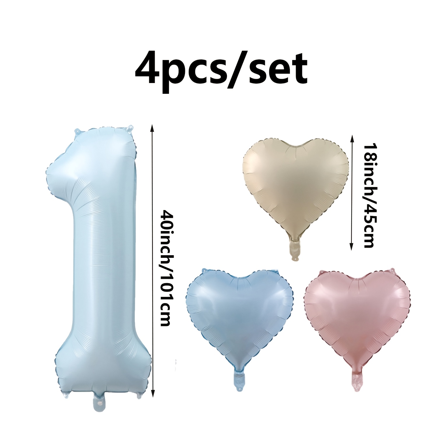 4Pcs Baby Blue Number Birthday - đánh giá và giá Baby Products Lotion