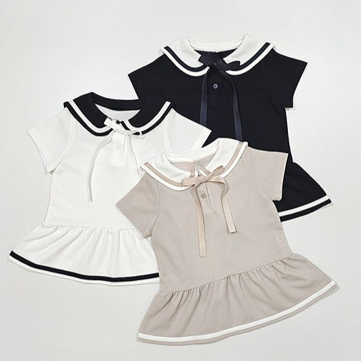Girl's Baby Collar Dress 2026  - đánh giá và giá Baby Products Korean